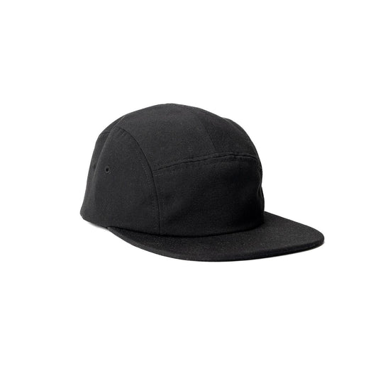 recycled-poly-flat-brim-5-panel-hat-g2 Web_PDP-FlatBrim5PanelHat_Studio_Front_Black.jpg